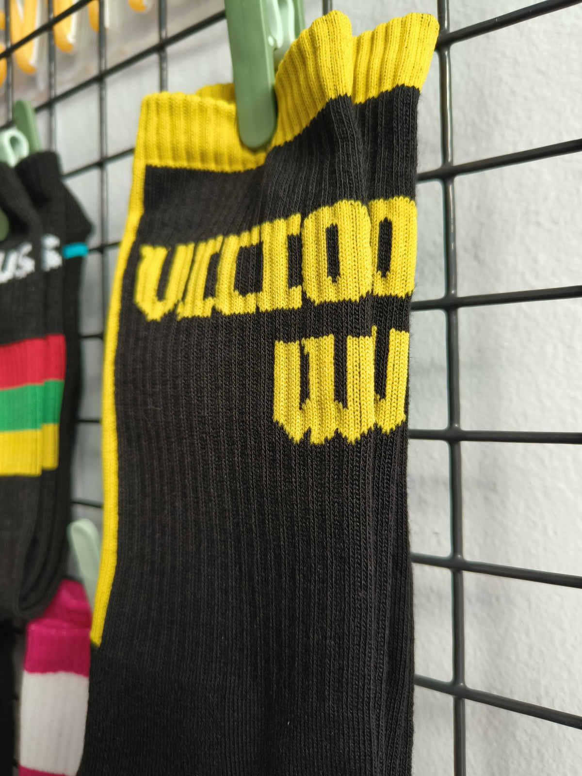 Black Yellow Socks