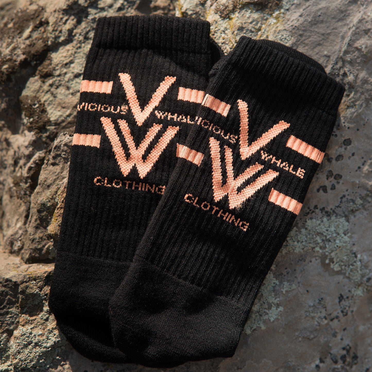 Orange Logo Socks