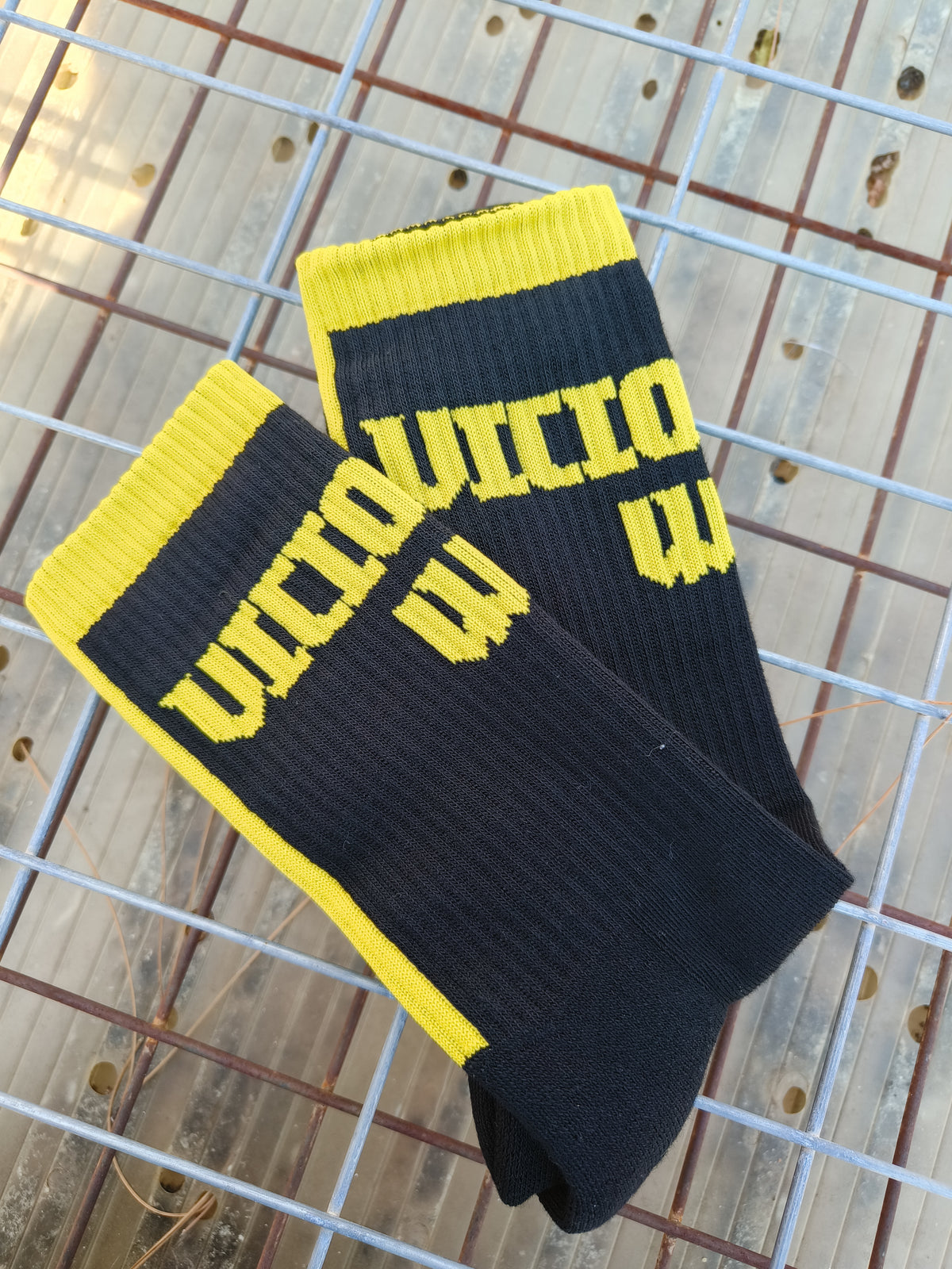 Black Yellow Socks