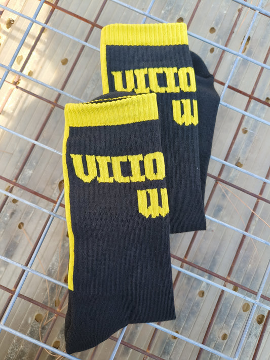 Black Yellow Socks