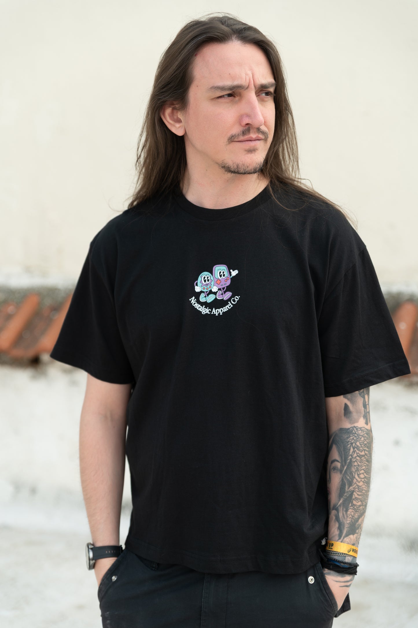 Somebody That I Used to Know | Oversized Black Tee 🏷️