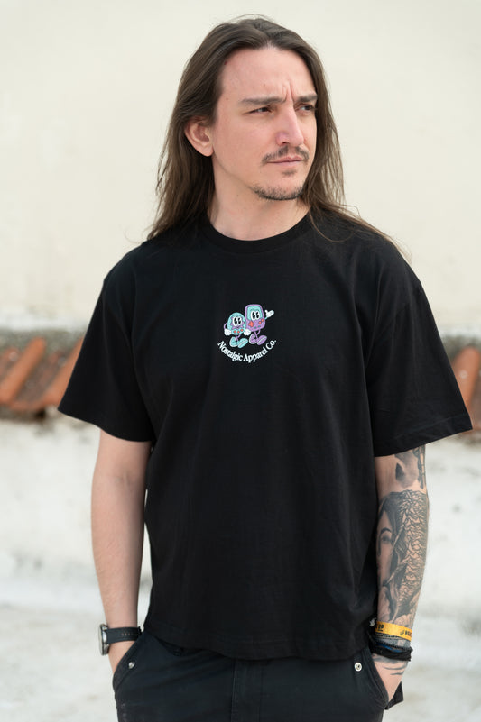 Somebody That I Used to Know | Oversized Black Tee 🏷️